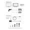 Barkan 19 - 83 inch Tilt Flat / Curved TV Wall Mount with Integrated HDTV Indoor Antenna 5dB Gain VTM410 - alternate 2